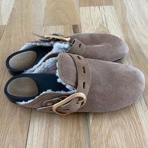 Rag & Bone Ansley Shearling-Lined Slides sz 38